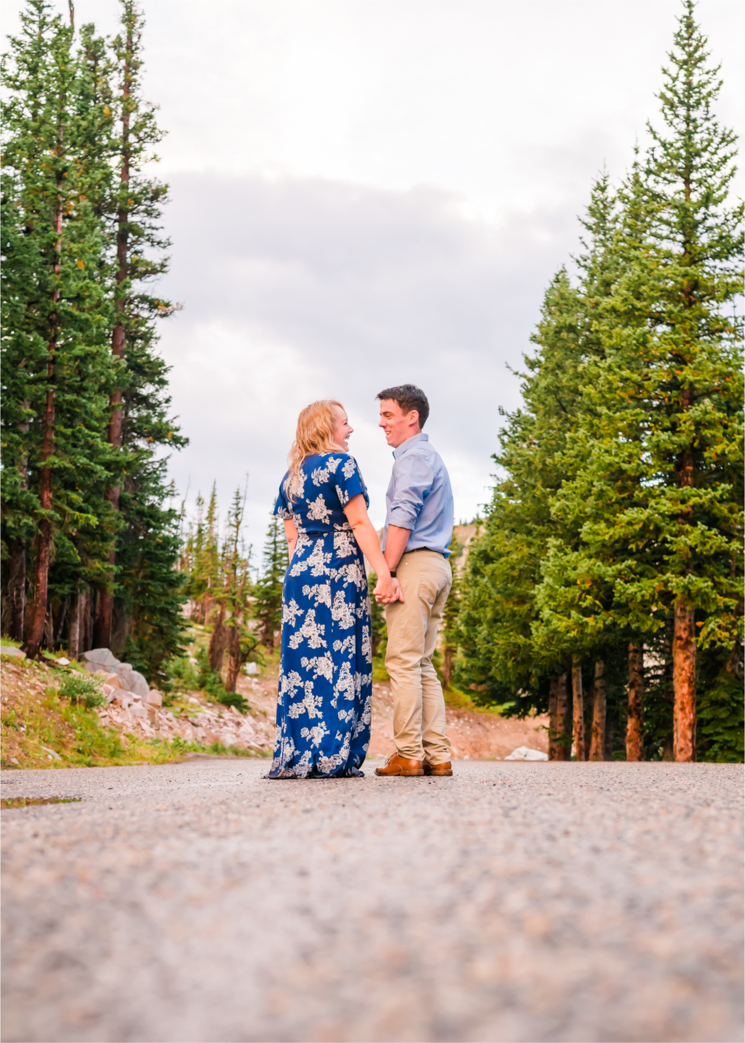 Rainy Summer Engagement at Mirror Lake in Medicine Bow National Park | Britni Girard Photography | Colorado Wedding Photographer and Videographer | Husband Wife photography team | Mountain Engagement