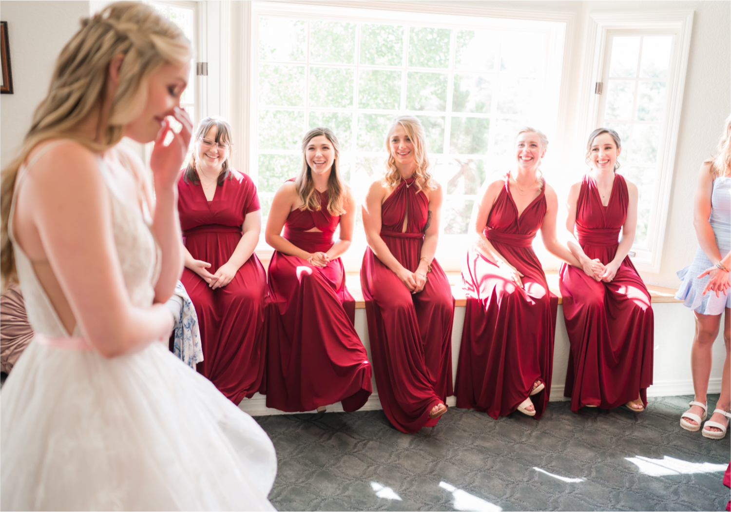 Romantic Whimsical Wedding at the Lionscrest Manor in Lyons, CO | Britni Girard Photography - Wedding Photo and Video Team | Rustic Fall Decor mixed in Burgundy, Blush, Gold and Sage | Wedding Dress from Anna Be Bridal by Hailey Paige | Hair and Makeup by Glam 5280 Chaundra Revier |