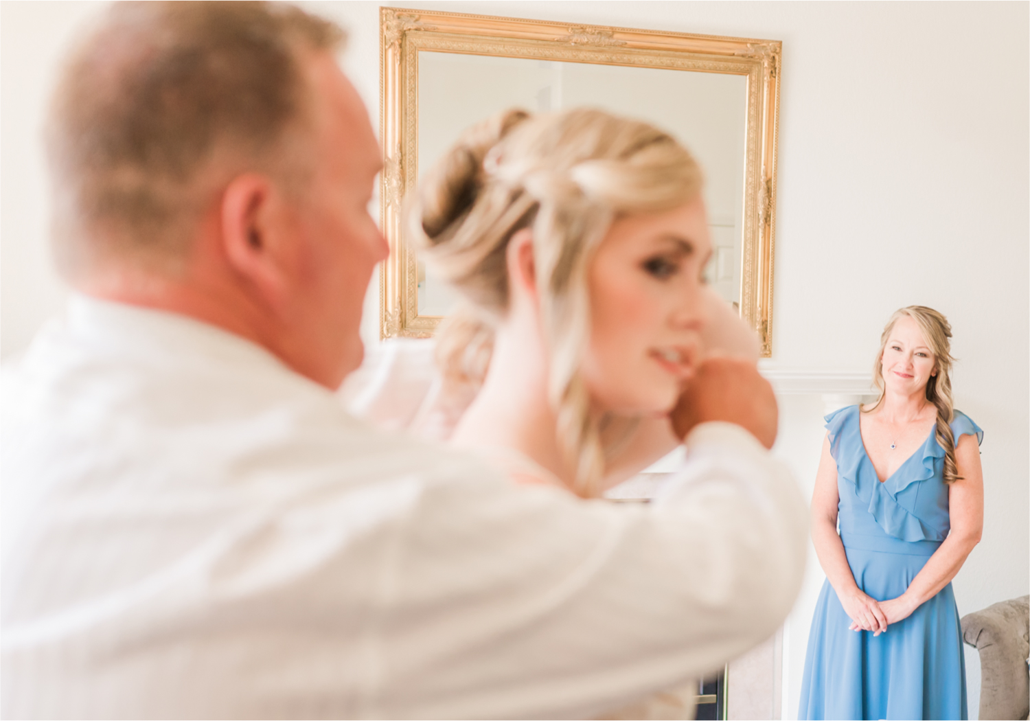 Romantic Whimsical Wedding at the Lionscrest Manor in Lyons, CO | Britni Girard Photography - Wedding Photo and Video Team | Rustic Fall Decor mixed in Burgundy, Blush, Gold and Sage | Wedding Dress from Anna Be Bridal by Hailey Paige | Hair and Makeup by Glam 5280 Chaundra Revier | Daddy Daughter First Look and Gift