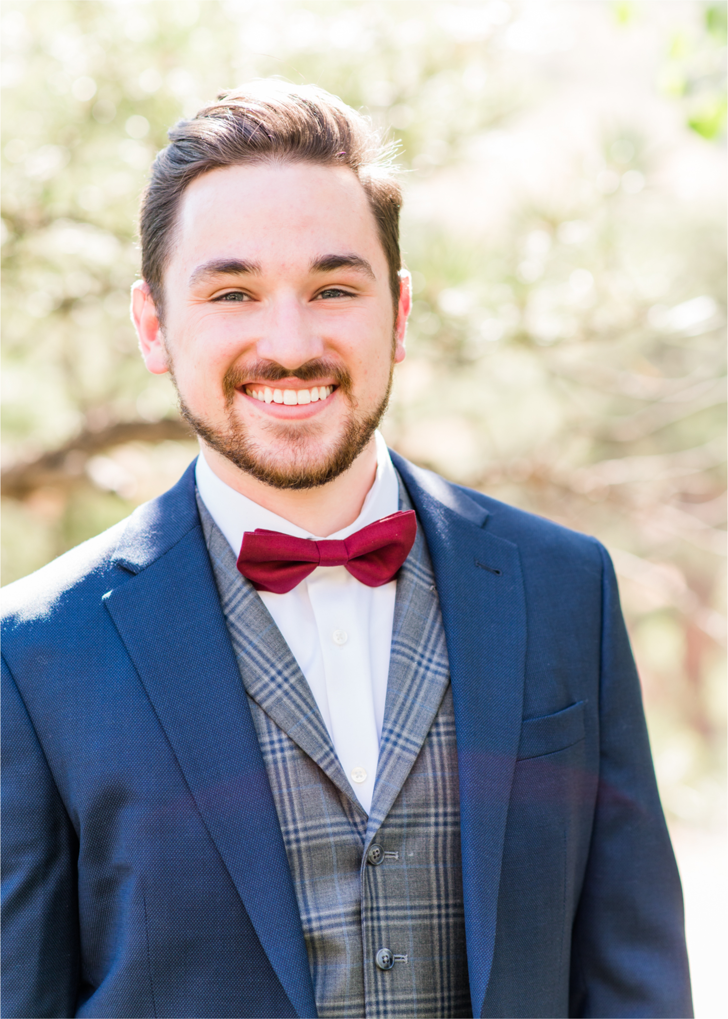Romantic Whimsical Wedding at the Lionscrest Manor in Lyons, CO | Britni Girard Photography - Wedding Photo and Video Team | Rustic Fall Decor mixed in Burgundy, Blush, Gold and Sage | Groom in Custom Suit from Jos. a Banks
