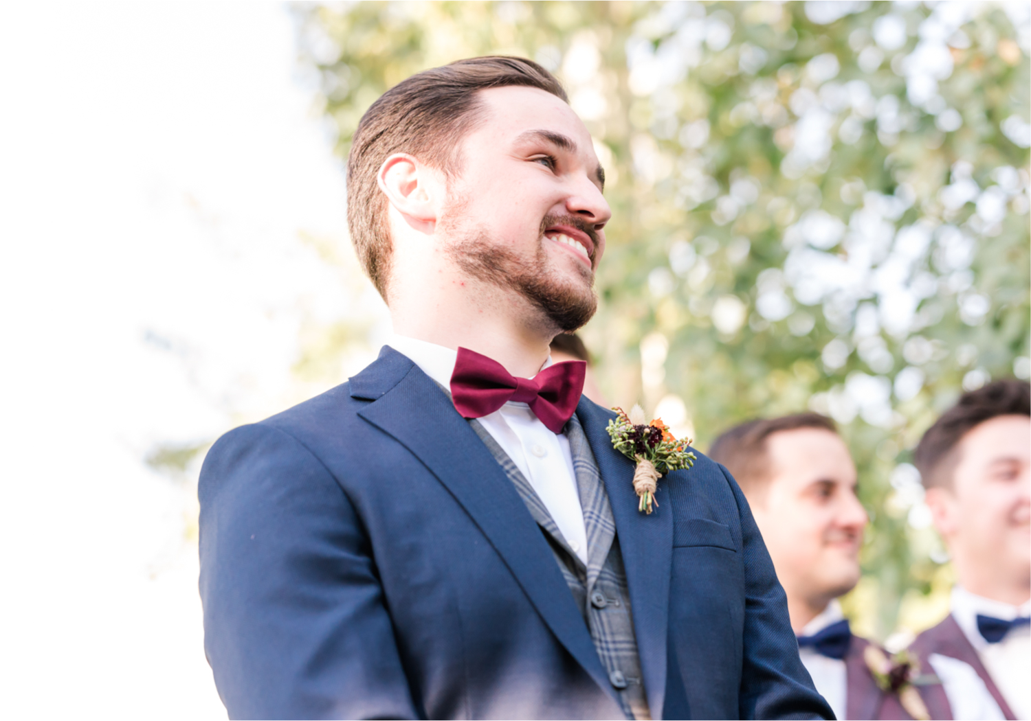 Romantic Whimsical Wedding at the Lionscrest Manor in Lyons, CO | Britni Girard Photography - Wedding Photo and Video Team | Rustic Fall Decor mixed in Burgundy, Blush, Gold and Sage | Wedding Dress from Anna Be Bridal by Hailey Paige | Hair and Makeup by Glam 5280 Chaundra Revier | Florals by Aflorae | Ceremony Site overlooking the Rocky Mountains | Mountaintop Ceremony |