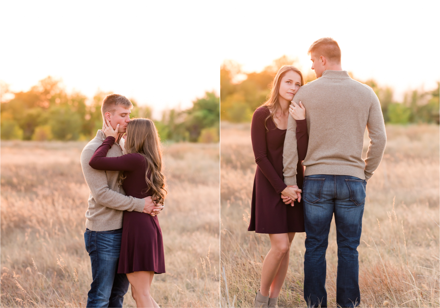 Fall Engagement at Prospect Ponds in Fort Collins | Britni Girard Photography | Colorado Wedding Photography and Videography | Husband and Wife Team | Trails of fall leaves and romantic snuggles under the canopy of color