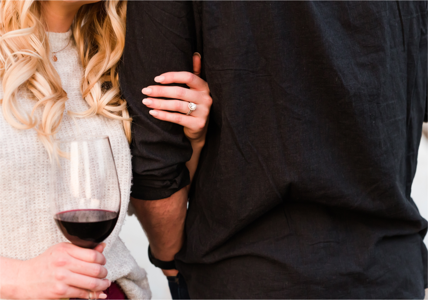 Romantic Fall Farmhouse Engagement at Prospect Ponds River Bend | Britni Girard Photography | Colorado Wedding Photographer and Videography team | Fall Leaves and Romantic Wine stroll in Fort Collins