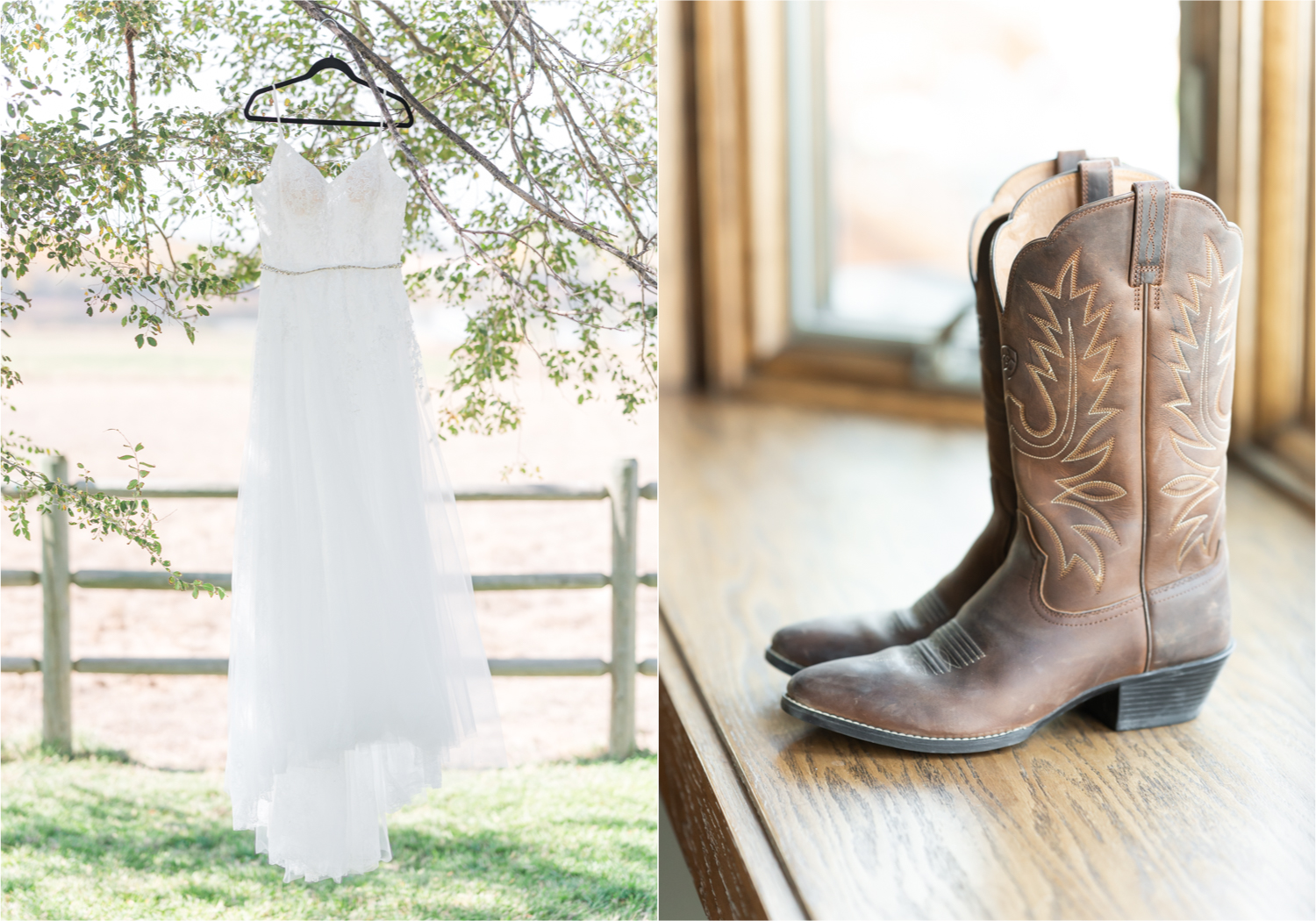 Rustic Fall Wedding at country home overlooking longs peak | Britni Girard Photography | Colorado Wedding Photography and Videography team | Fall colors, country fences leading to mountain views | Relaxed DIY wedding with elegant charm | Florals by Tahnee Wydra | Brides Dress from Abeille Bridal | Best Event Rentals