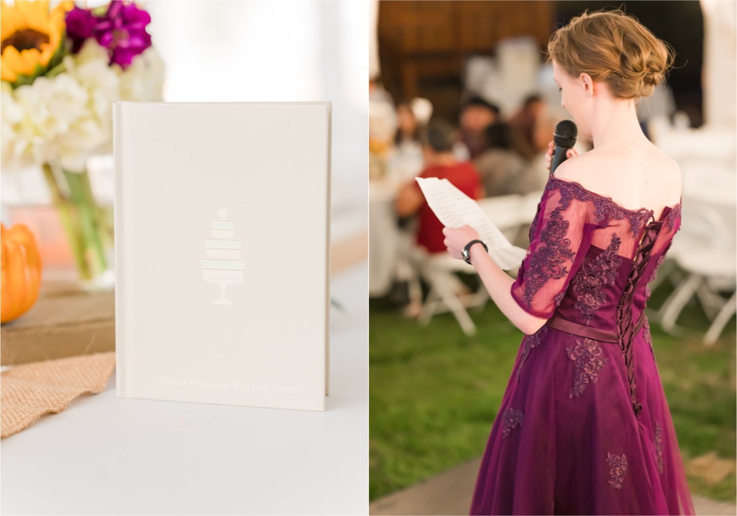 Rustic Fall Wedding at country home overlooking longs peak | Britni Girard Photography | Colorado Wedding Photography and Videography team | Fall colors, country fences leading to mountain views | Relaxed DIY wedding with elegant charm | Florals by Tahnee Wydra | Brides Dress from Abeille Bridal | Best Event Rentals