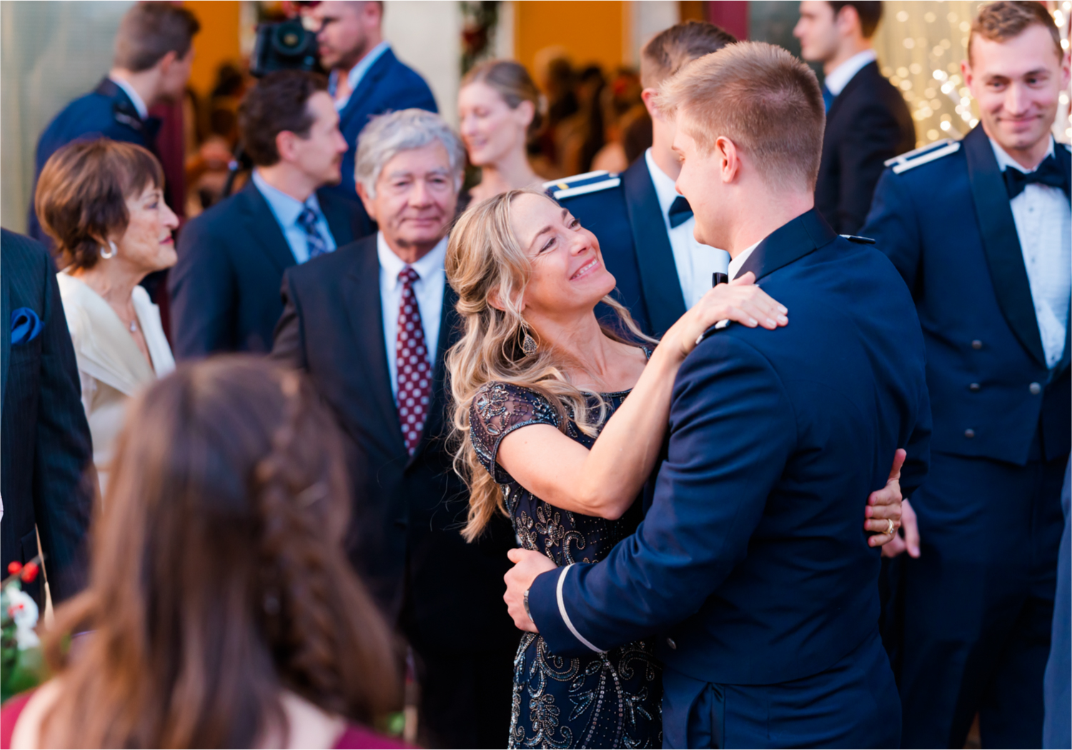 Winter Wonderland Wedding in Colorado Springs | Britni Girard Photography Colorado Wedding Photography and Film Team | Snow covered mountains and Christmas just a few days away | Annika + John's Nostalgic Winter Wedding | Bride's Dress iDream Bridal Essence of Australia | Air Force Academy | 