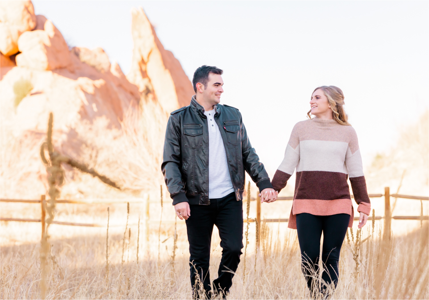 Winter Engagement at Red Rock Canyon Open Space in Colorado Springs | Britni Girard Photography Colorado Wedding Photography and Videography Team | Romantic strolls through the canyons and snuggles from the cold for these two Air Force Academy Graduates