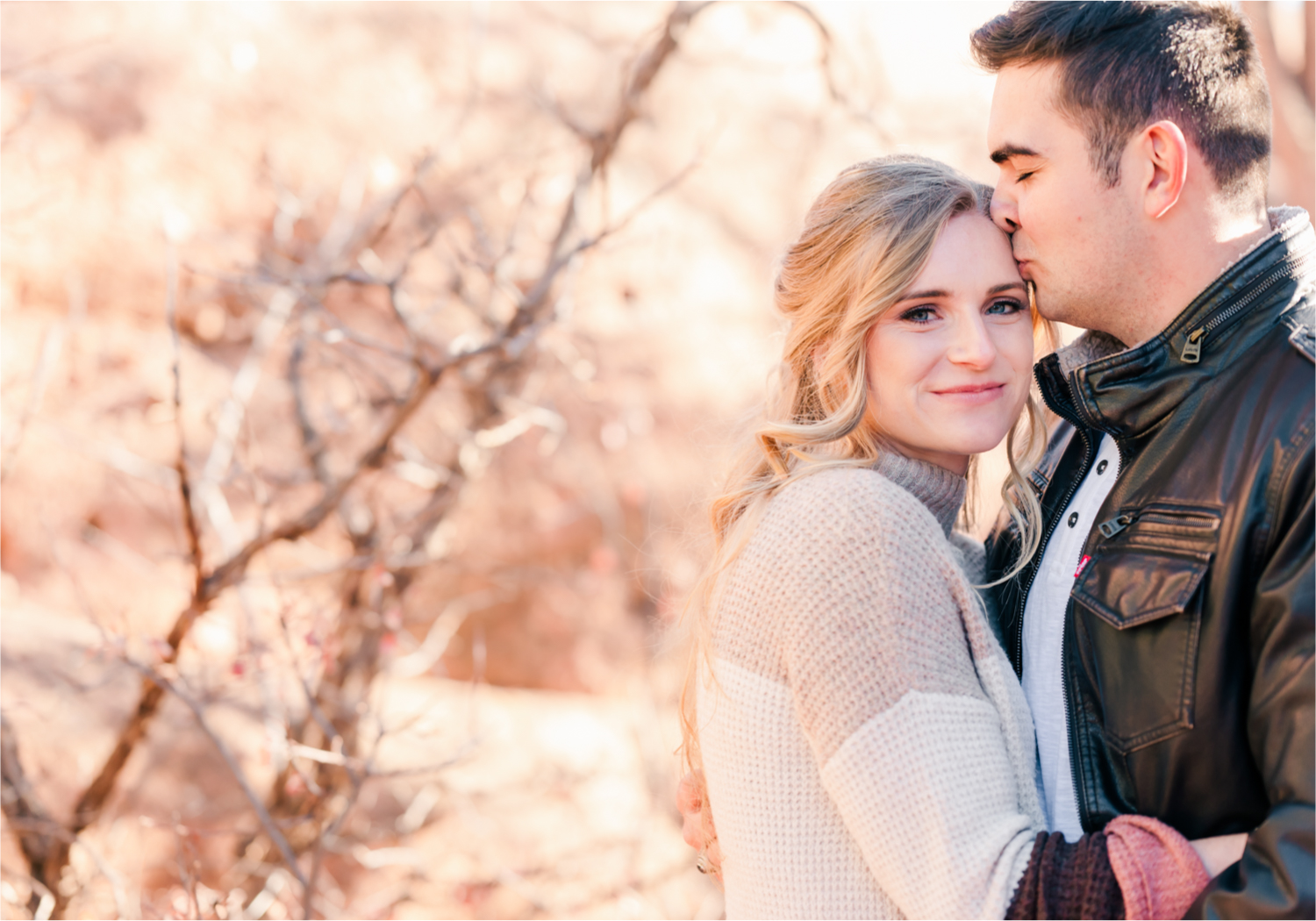 Winter Engagement at Red Rock Canyon Open Space in Colorado Springs | Britni Girard Photography Colorado Wedding Photography and Videography Team | Romantic strolls through the canyons and snuggles from the cold for these two Air Force Academy Graduates