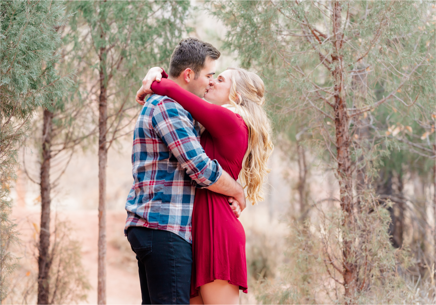 Winter Engagement at Red Rock Canyon Open Space in Colorado Springs | Britni Girard Photography Colorado Wedding Photography and Videography Team | Romantic strolls through the canyons and snuggles from the cold for these two Air Force Academy Graduates