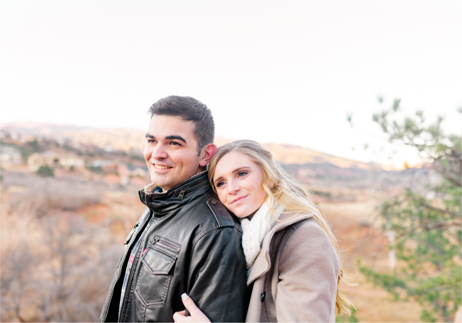 Winter Engagement at Red Rock Canyon Open Space in Colorado Springs | Britni Girard Photography Colorado Wedding Photography and Videography Team | Romantic strolls through the canyons and snuggles from the cold for these two Air Force Academy Graduates