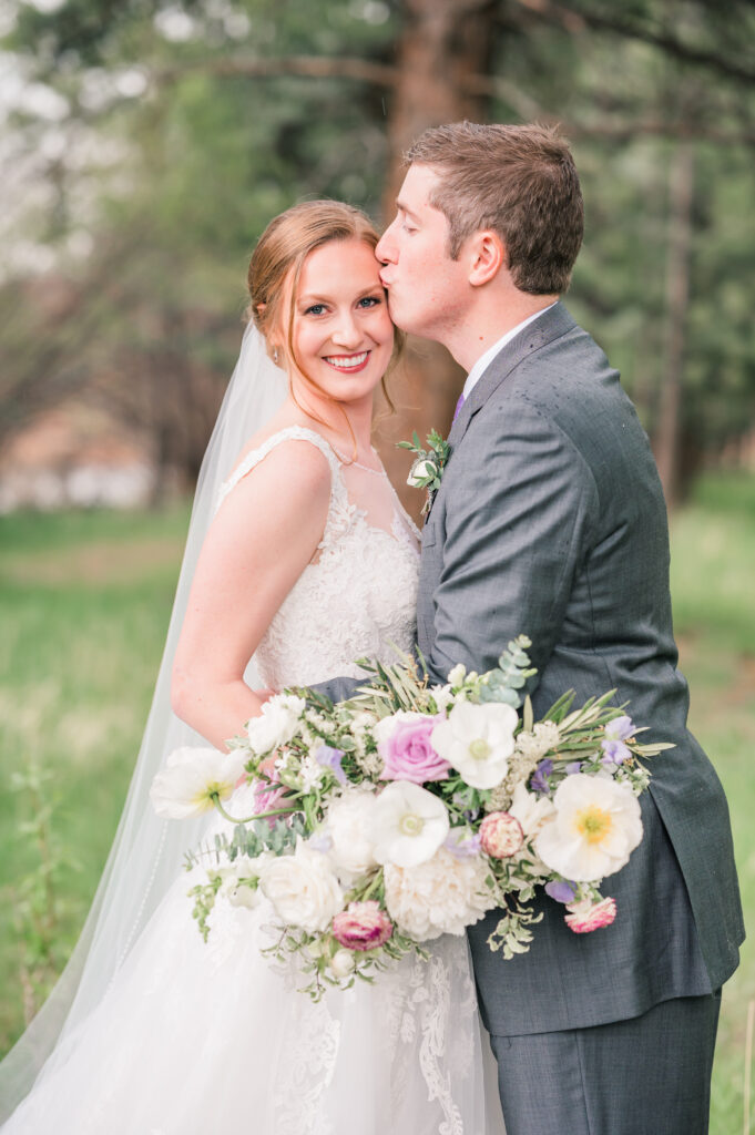 Rain on Wedding Day at The Landing | Britni Girard Photography - Tips for Photographers for rain on a wedding day - Find tall tree's to stand under for portraits
